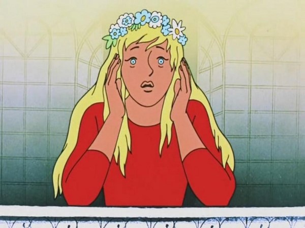 На фото – принцесса из мультфильма «Бременские музыканты»