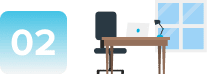 Стол с компьютером
